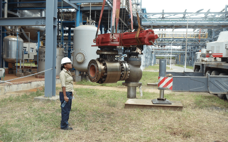 pumps, valves, control systems, Papua New Guinea